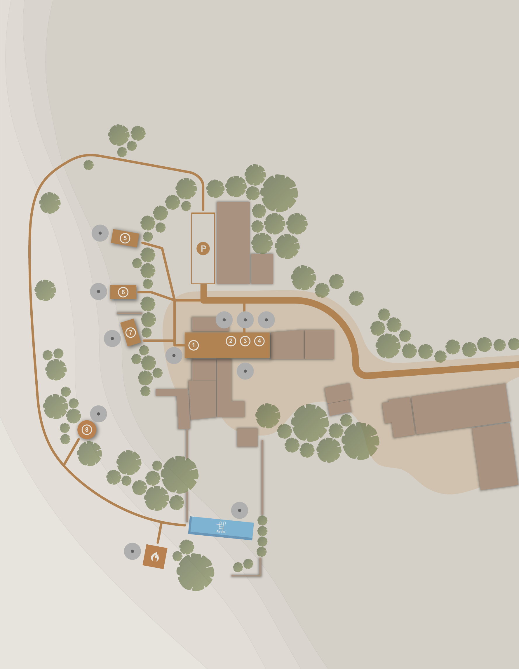 Plan du Domaine Paradis